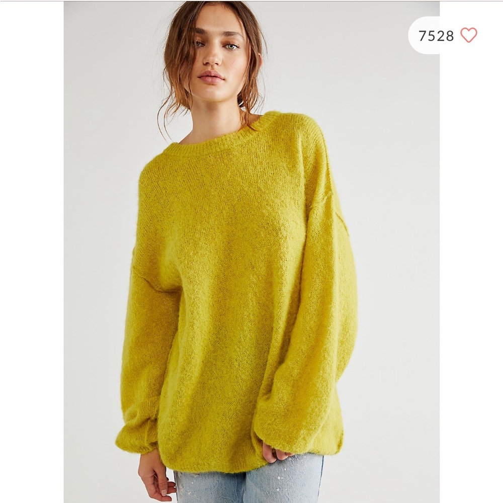 Free People Angelic Crewneck Sweater